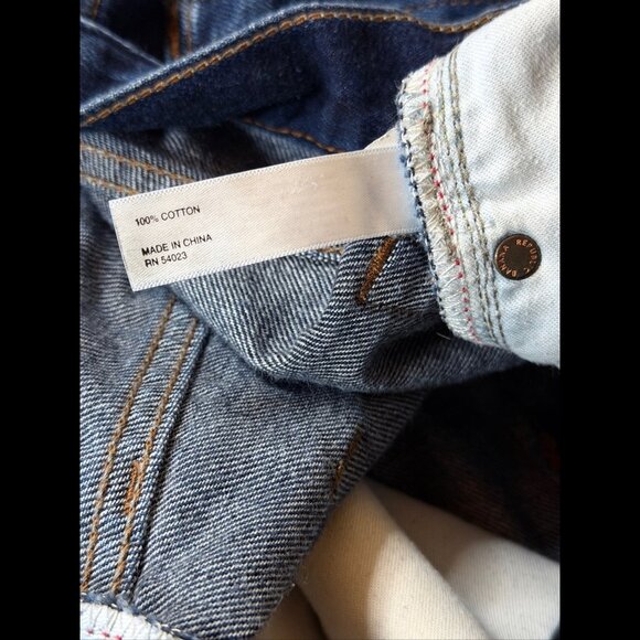 Banana Republic Jeans 33 x 30 Mens Blue Vintage Straight 100% Cotton Denim - Picture 8 of 8